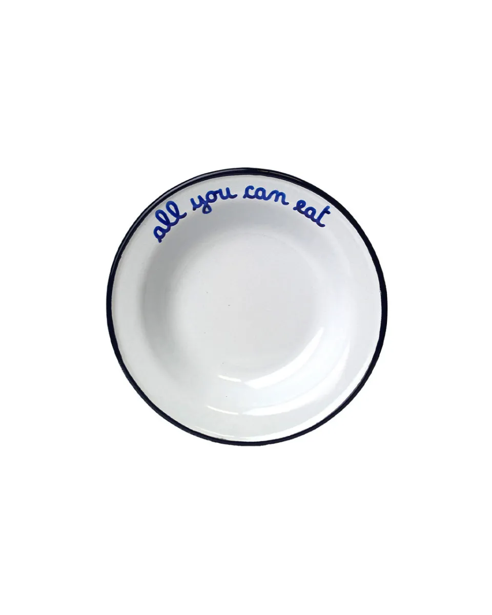 TA-DAAN All you can eat enamel deep plate
