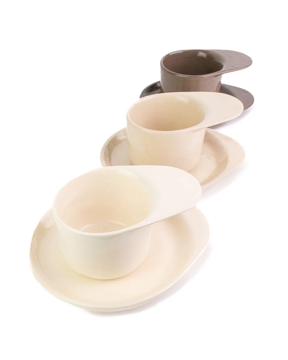 TA-DAAN Ameno Espresso Cup with Plate – Set of 6