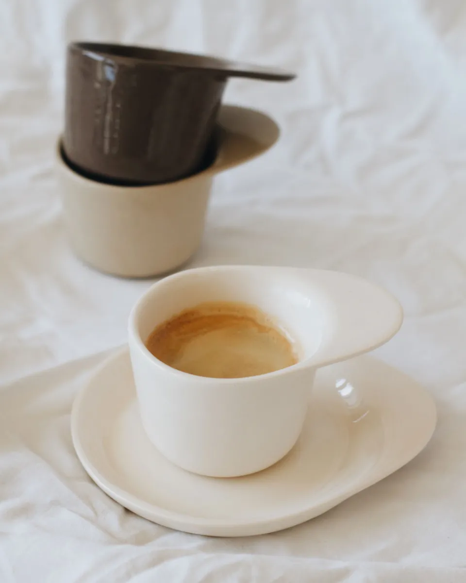 TA-DAAN Ameno Espresso Cup with Plate – Set of 6