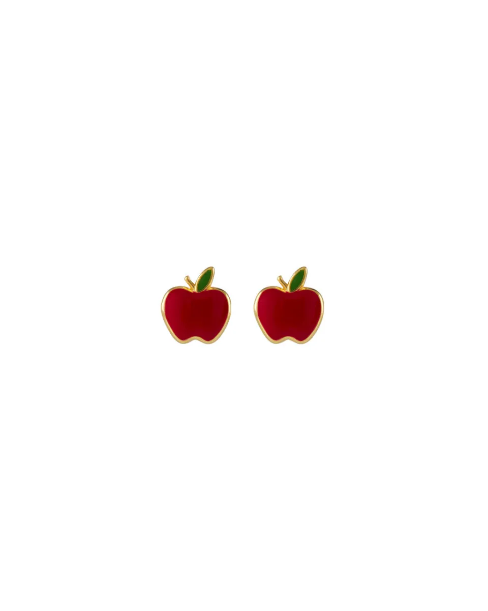 TA-DAAN Apple mini stud earring