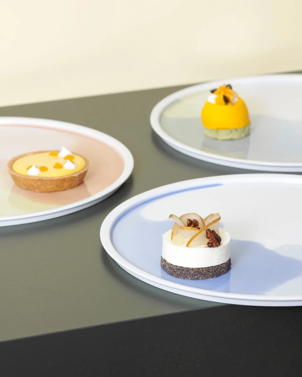 TA-DAAN AQUA porcelain platters MIX - Set of 3 (-16%)