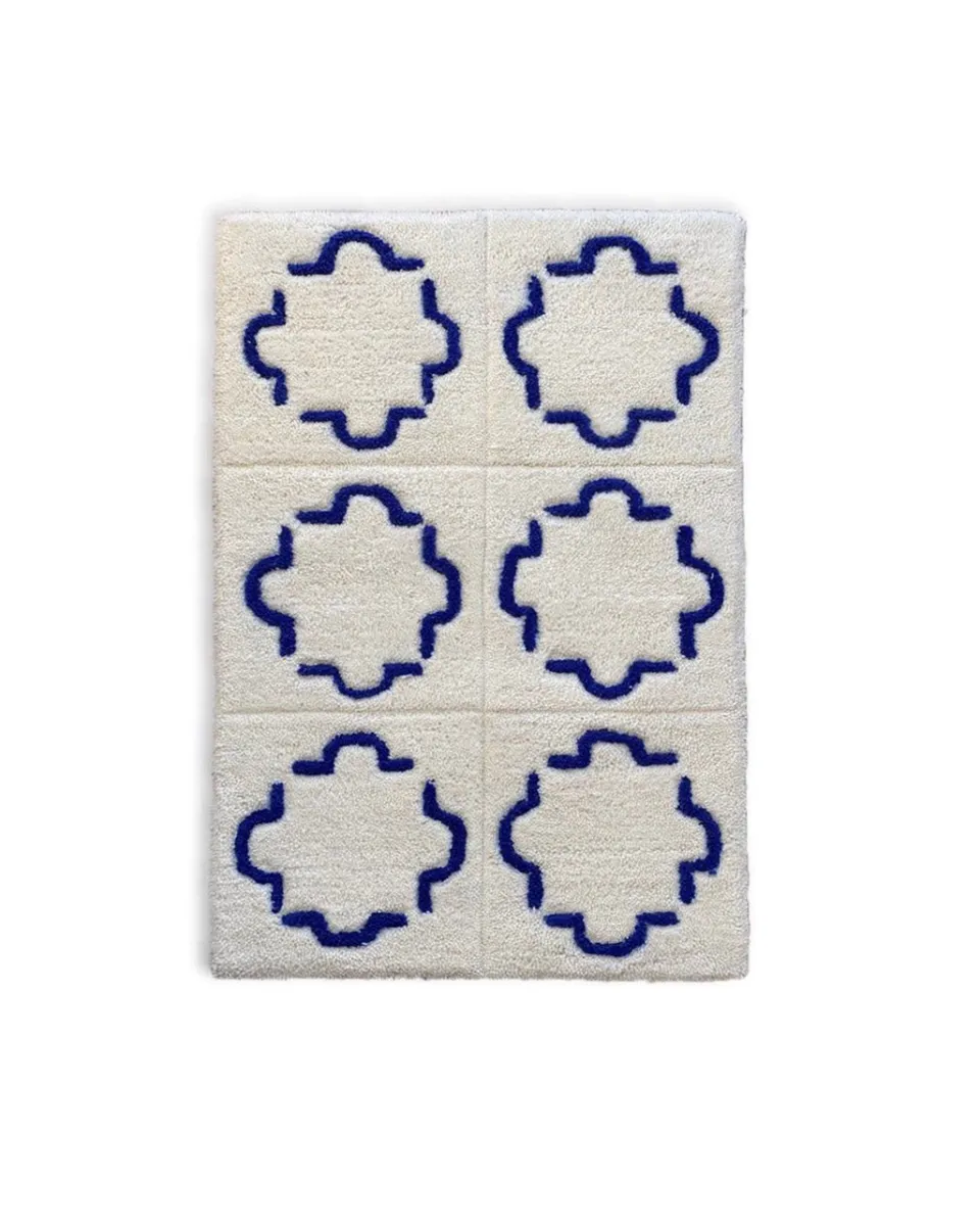 TA-DAAN Azulejo Blue Carpet