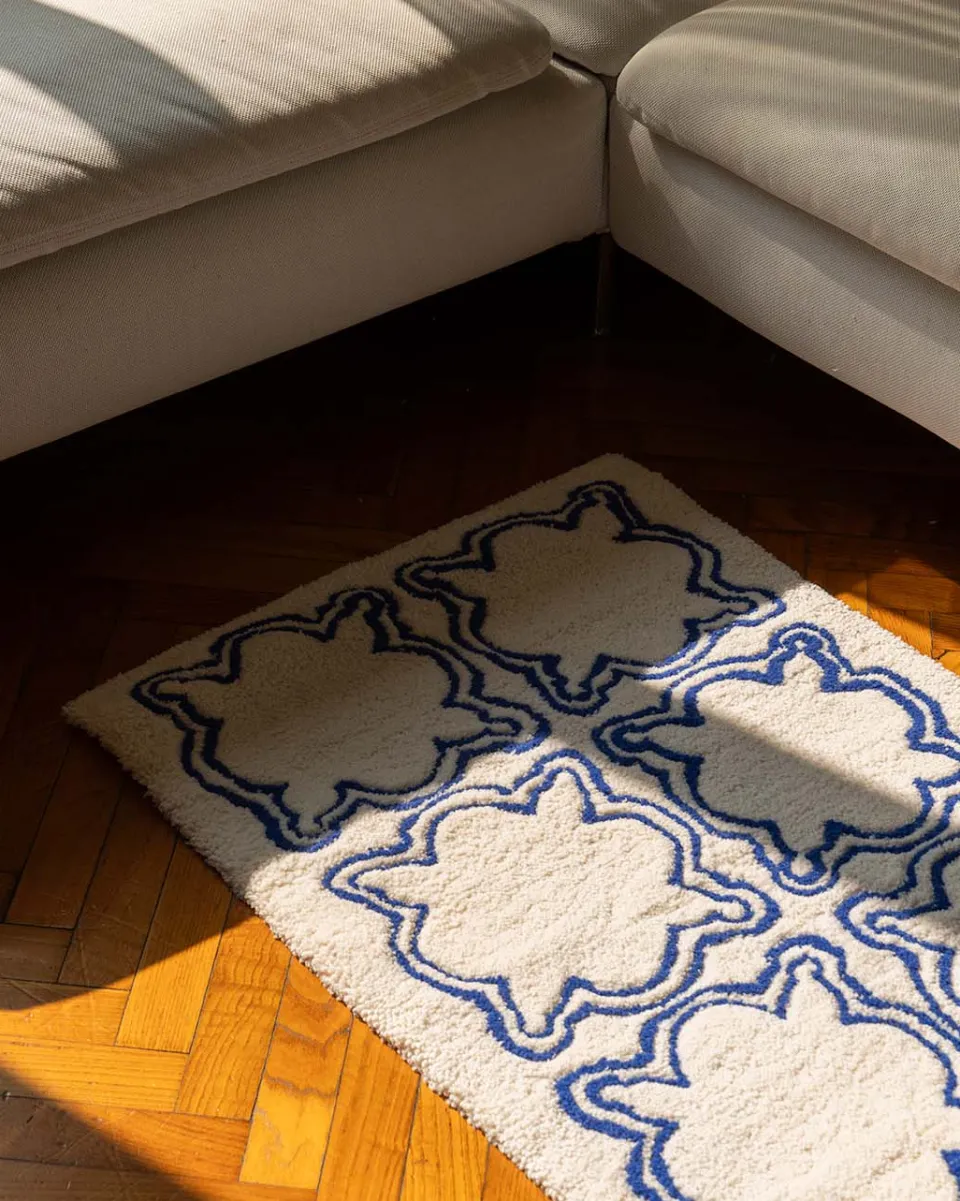 TA-DAAN Azulejo Medieval Carpet