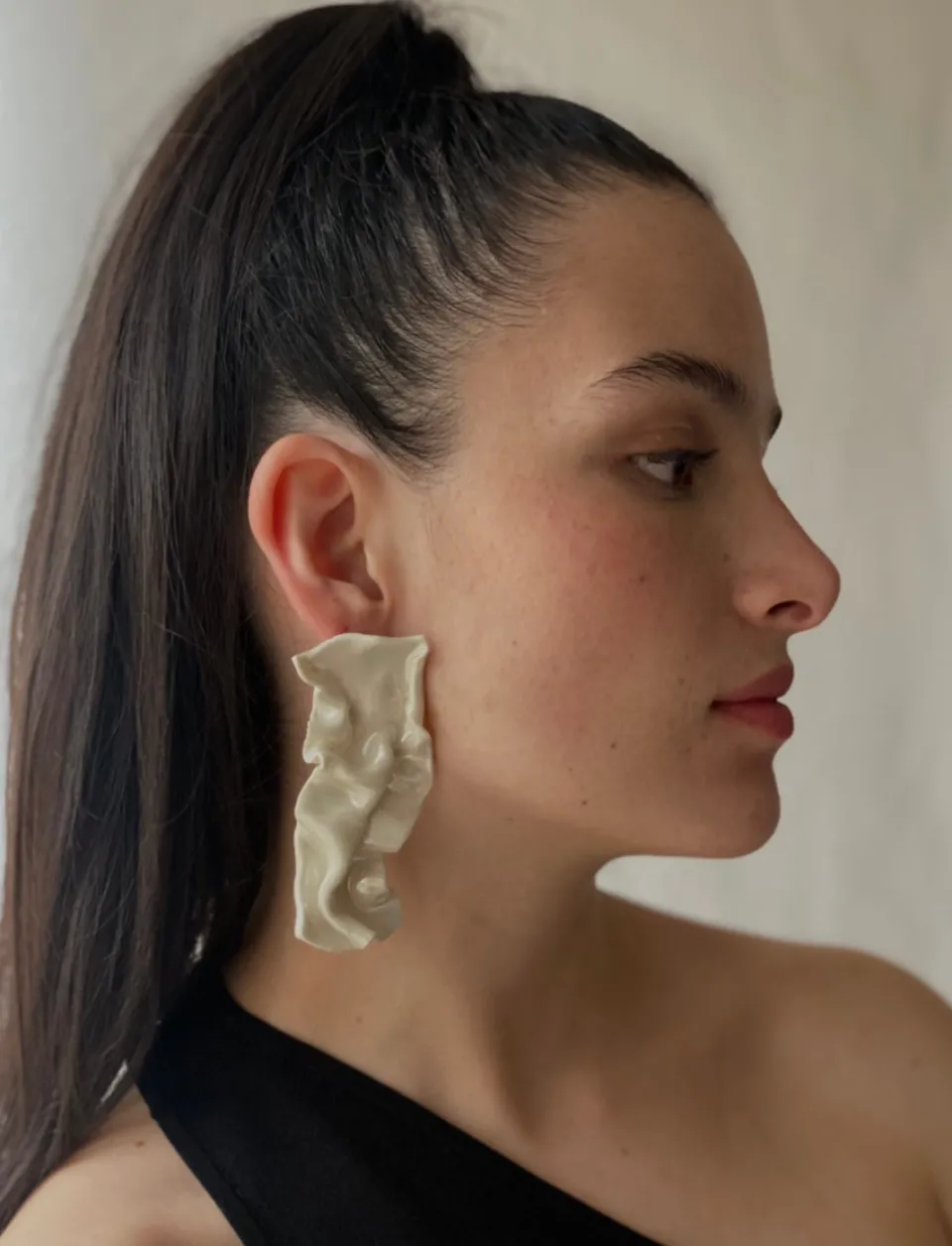 TA-DAAN Bang Bang Iris Ceramic Earrings