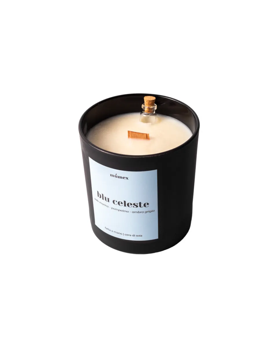 TA-DAAN Blu celeste The Fortune candle