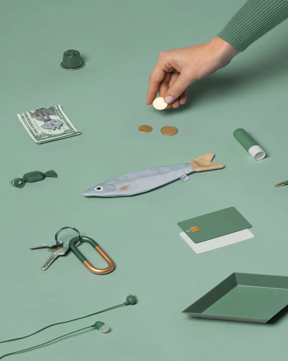 TA-DAAN Blue anchovy Keychain