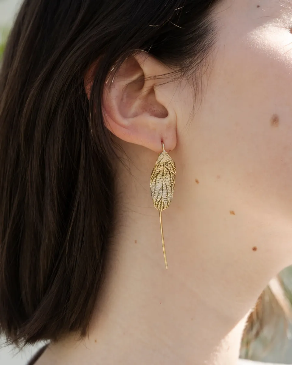 TA-DAAN Bush leaf earrings