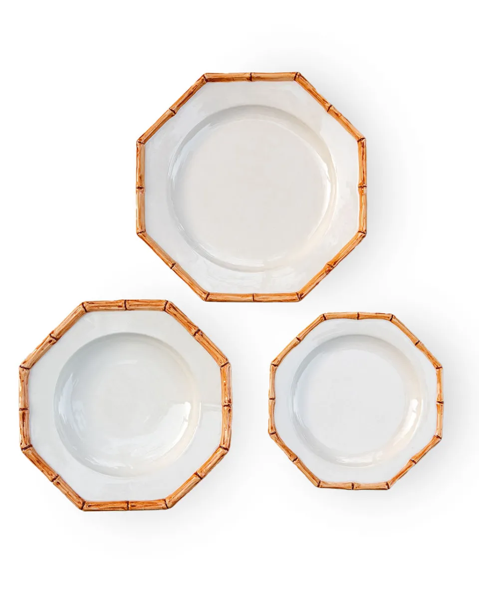 TA-DAAN Cabane Bambou tableset - 3 piece plate set