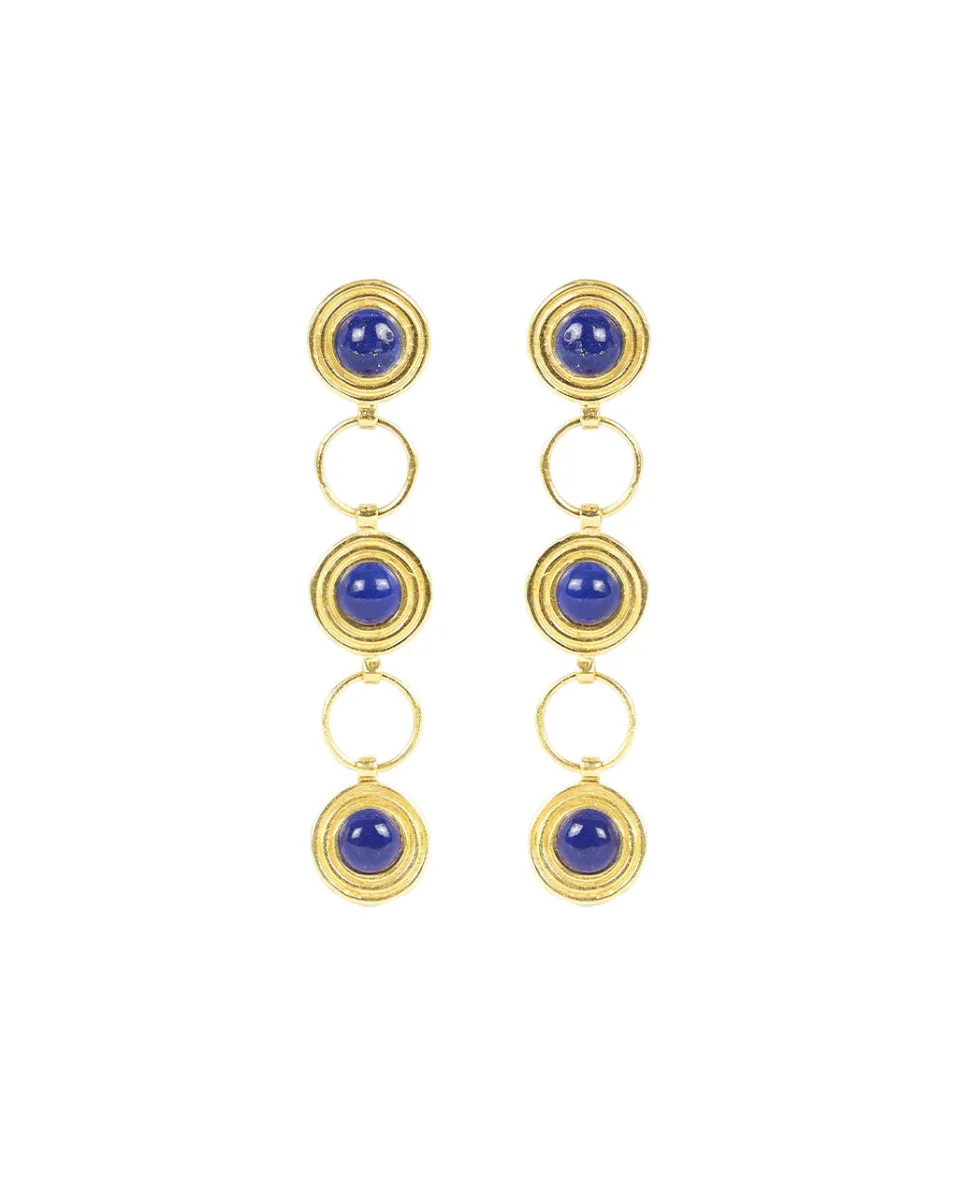 TA-DAAN Cabujón Cianea Earrings