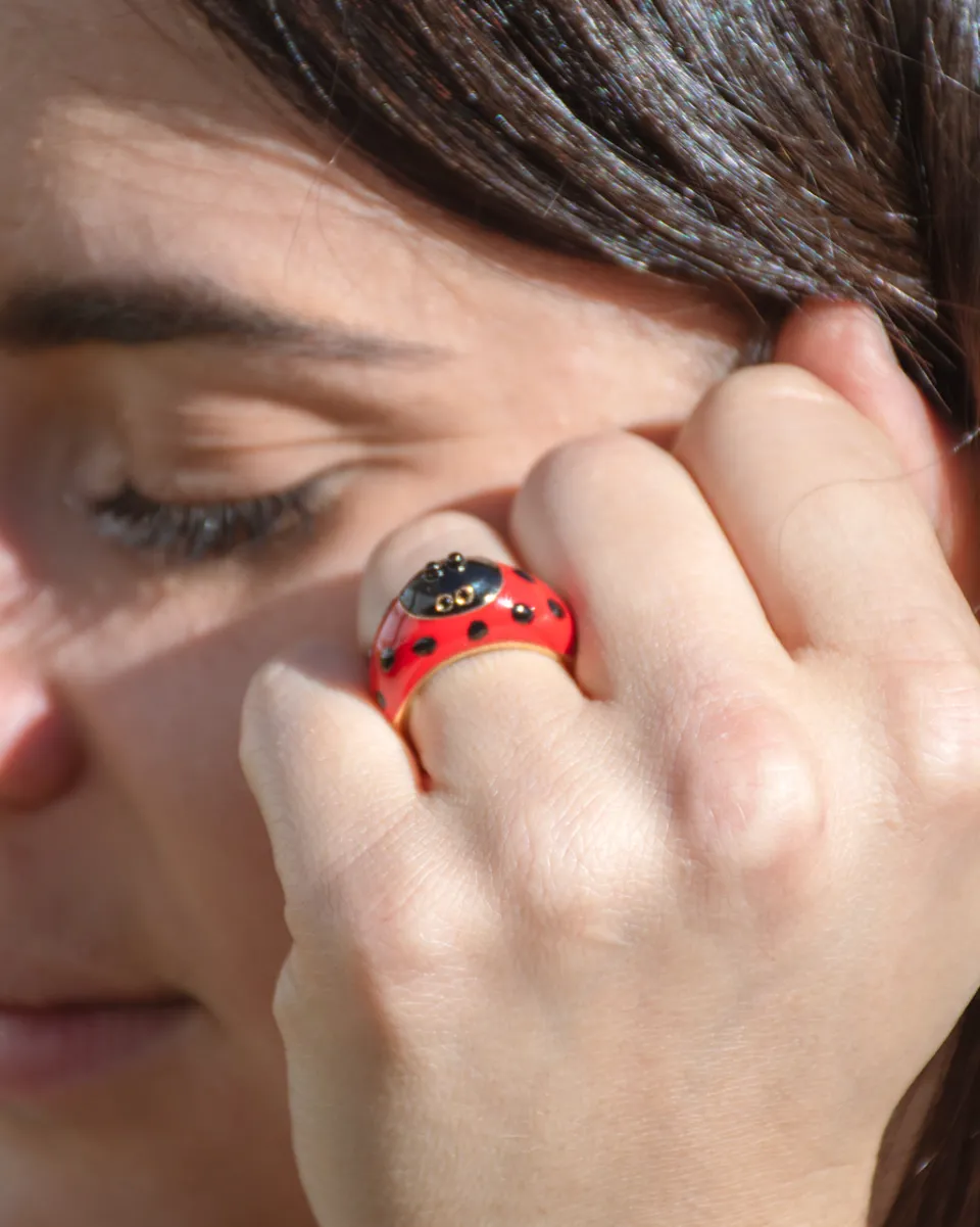 TA-DAAN Camilla Ladybug Ring