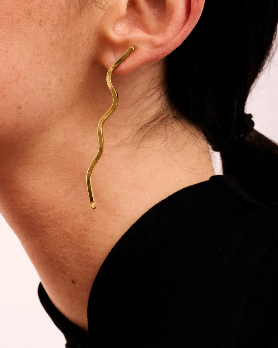 TA-DAAN Casual Wave earrings