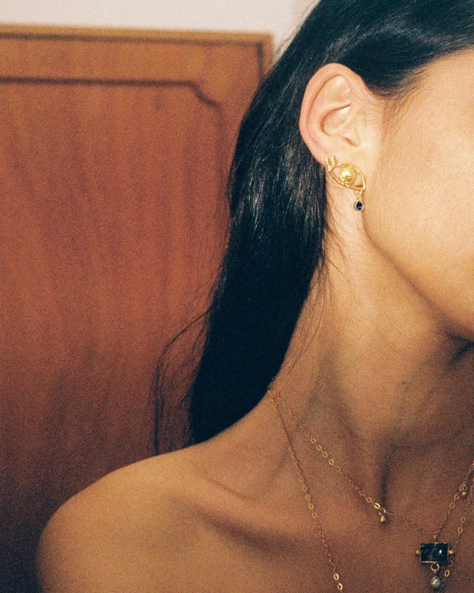 TA-DAAN Cecie Iolite earrings