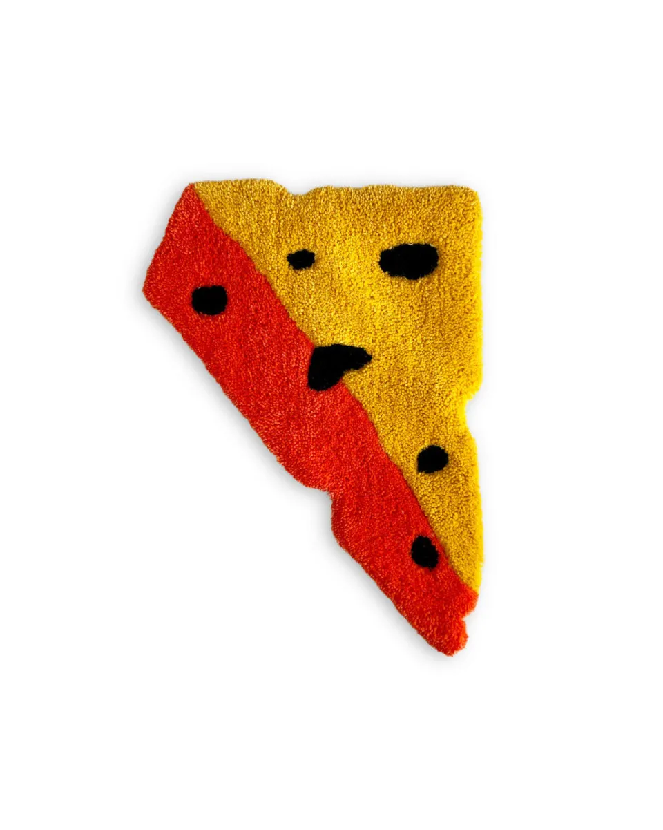 TA-DAAN Cheddar Charm Cheese Wedge Rug