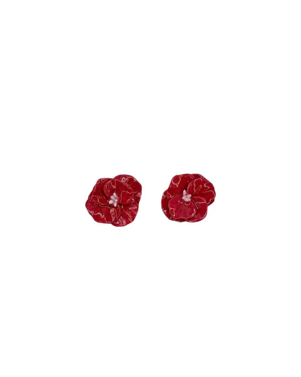 TA-DAAN Cherry Poppy earrings