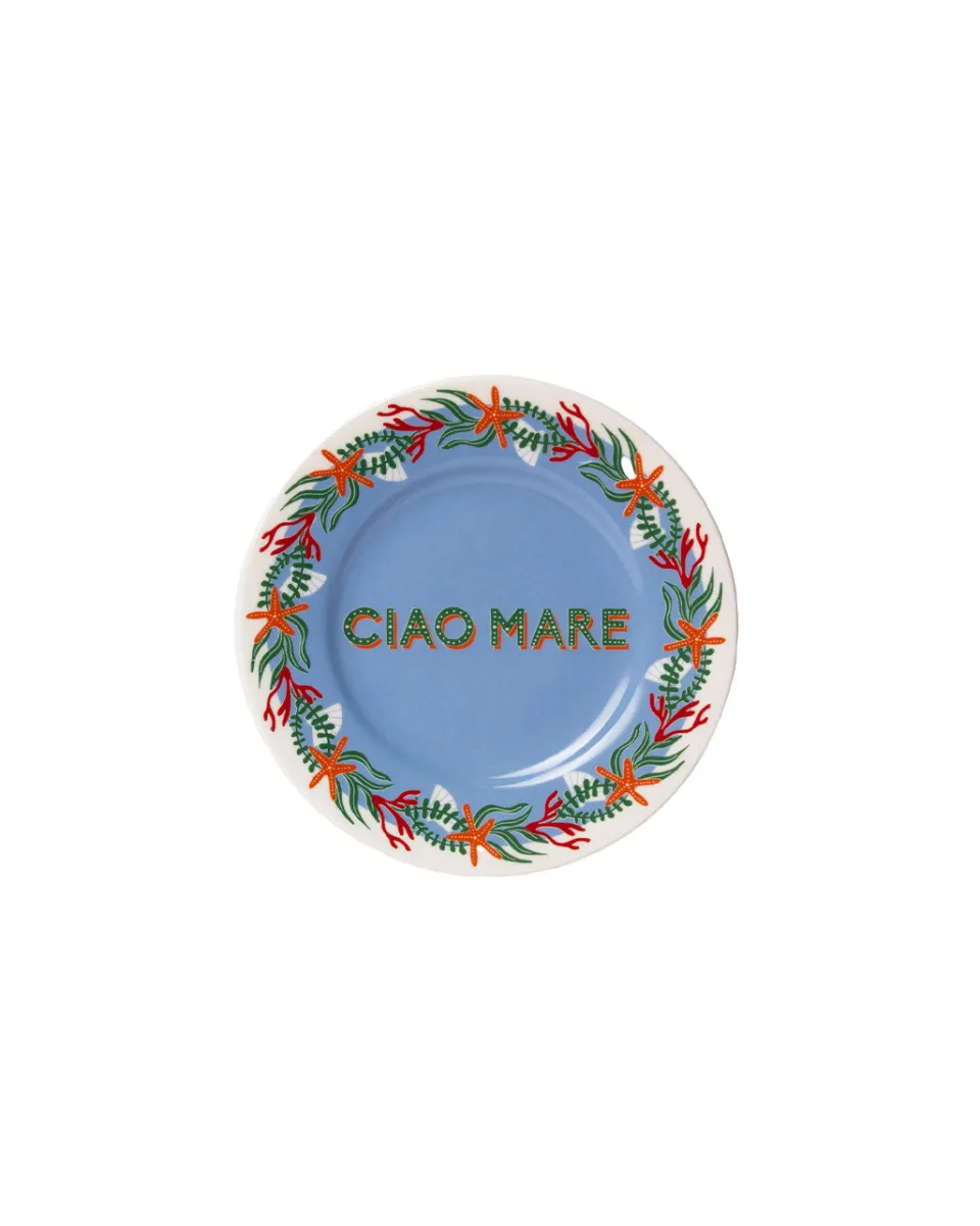 TA-DAAN Ciao mare bread plate
