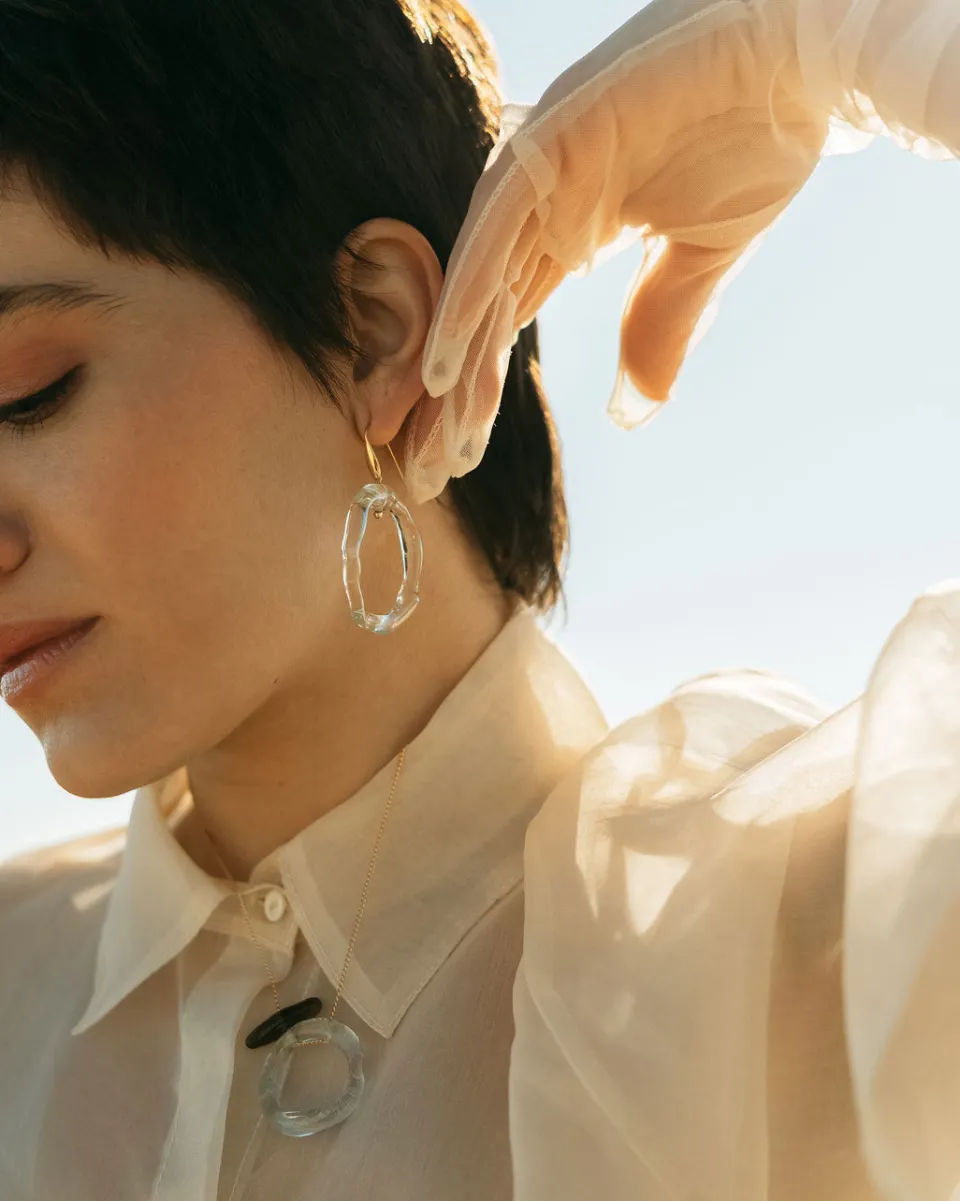 TA-DAAN Circular Stream Earrings