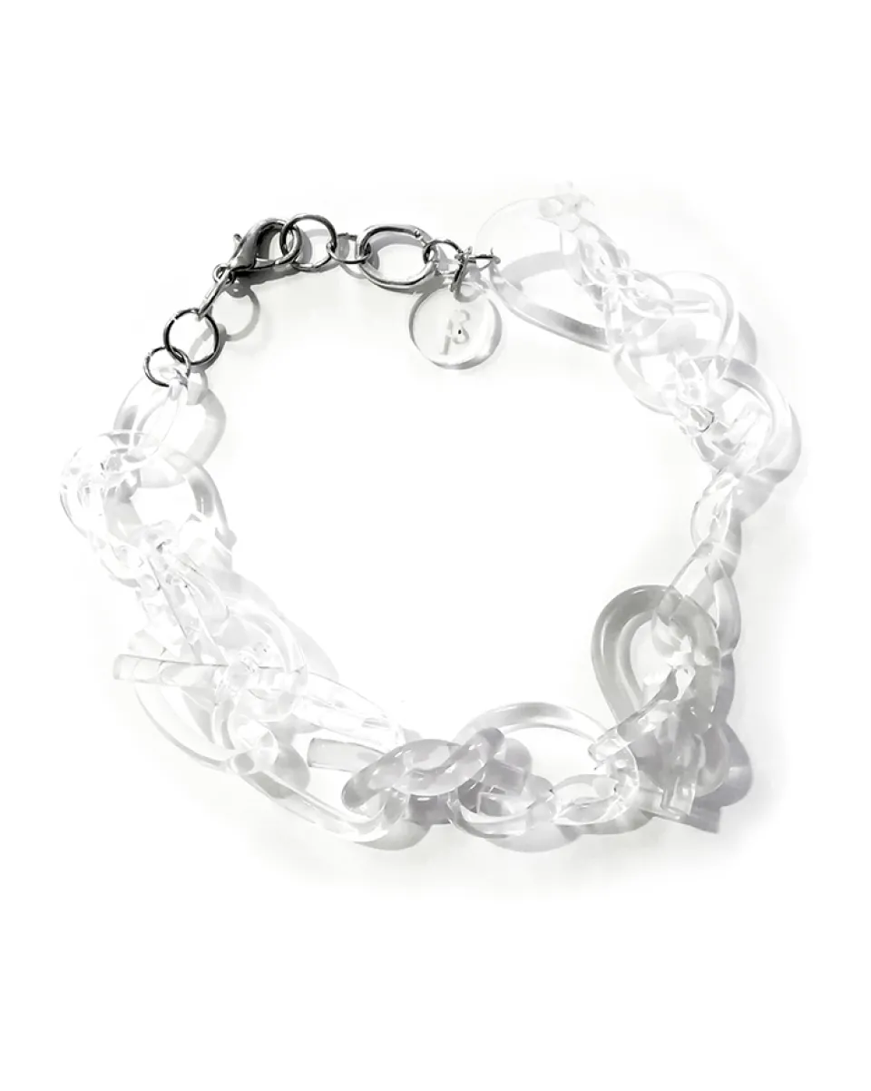 TA-DAAN Clear Chain Necklace