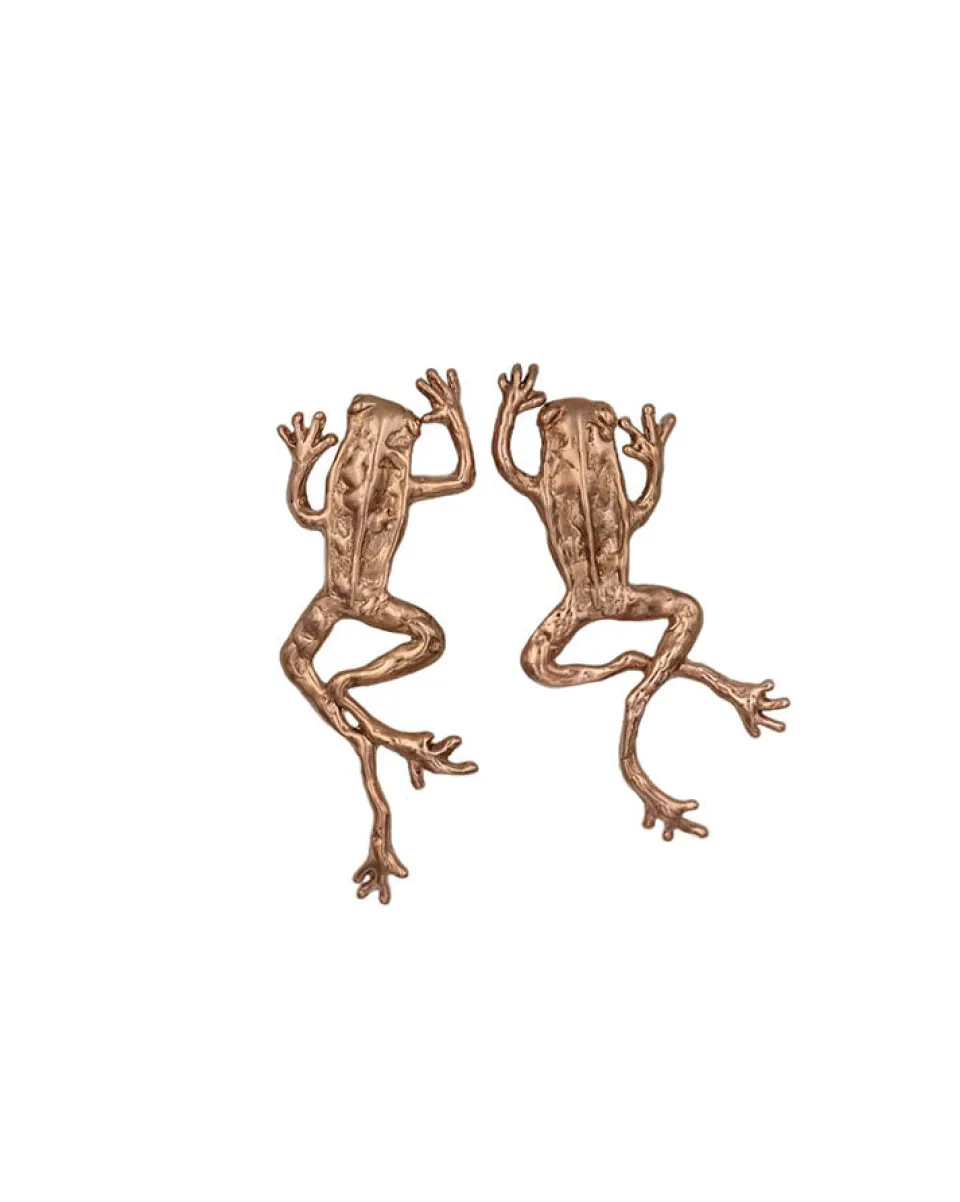TA-DAAN Climbing Froggies earrings