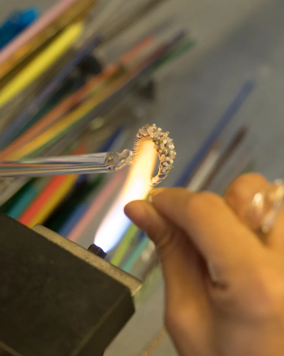 TA-DAAN Color of Joy - Murano glass ring