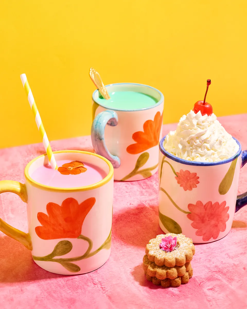 TA-DAAN Colorful Flower Mug