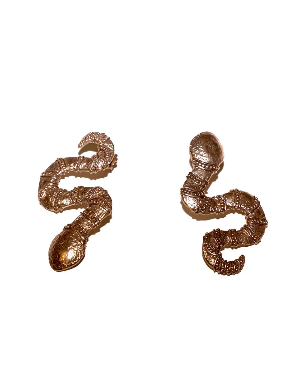 TA-DAAN Coral Snake earrings