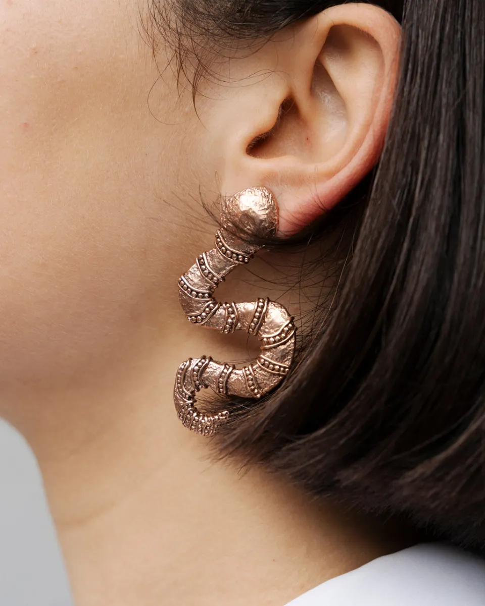 TA-DAAN Coral Snake earrings
