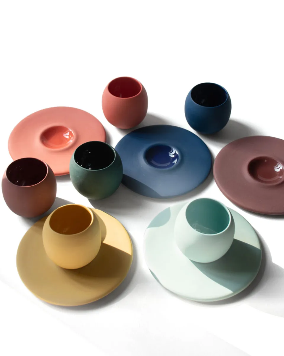 TA-DAAN Cup & Saucer Mixed - Set of 6