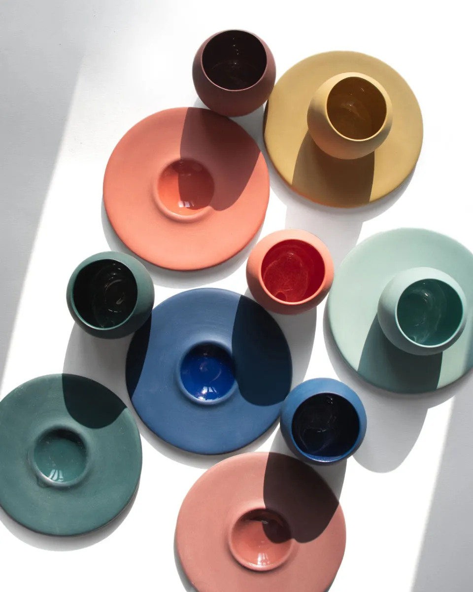 TA-DAAN Cup & Saucer Mixed - Set of 6