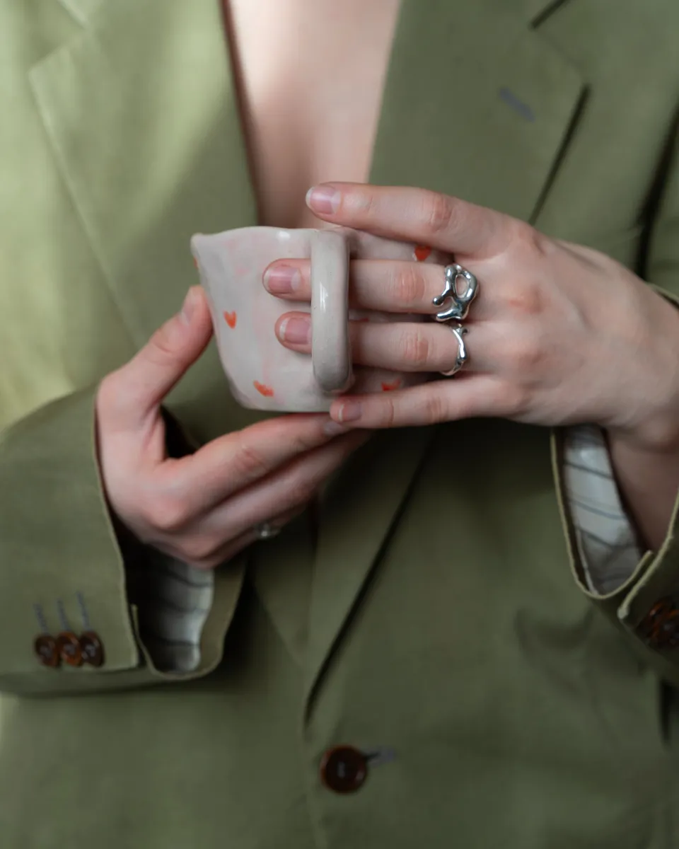 TA-DAAN Curved Couple Ring