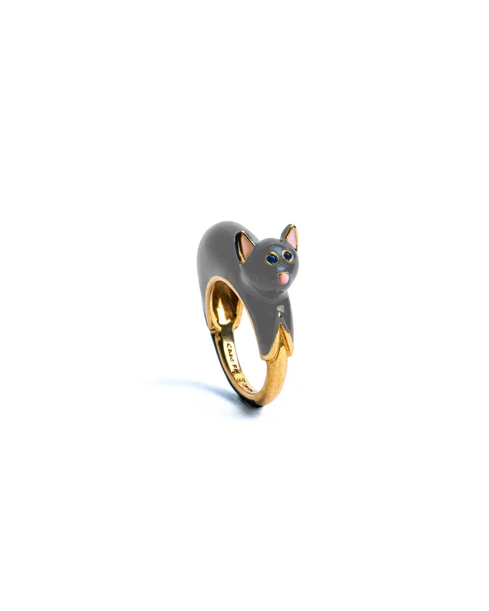 TA-DAAN Custom Cat Ring