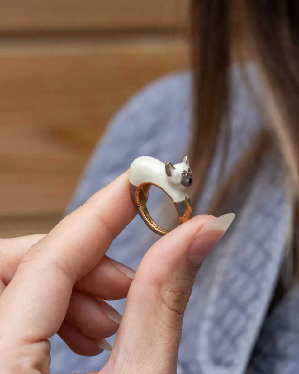 TA-DAAN Custom Cat Ring
