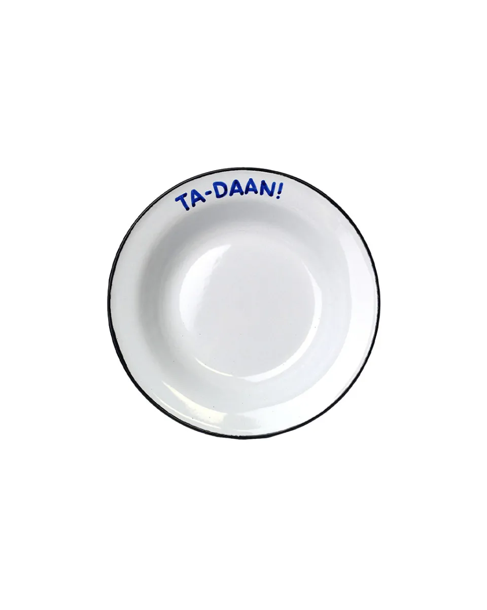 TA-DAAN Custom enamel deep plate