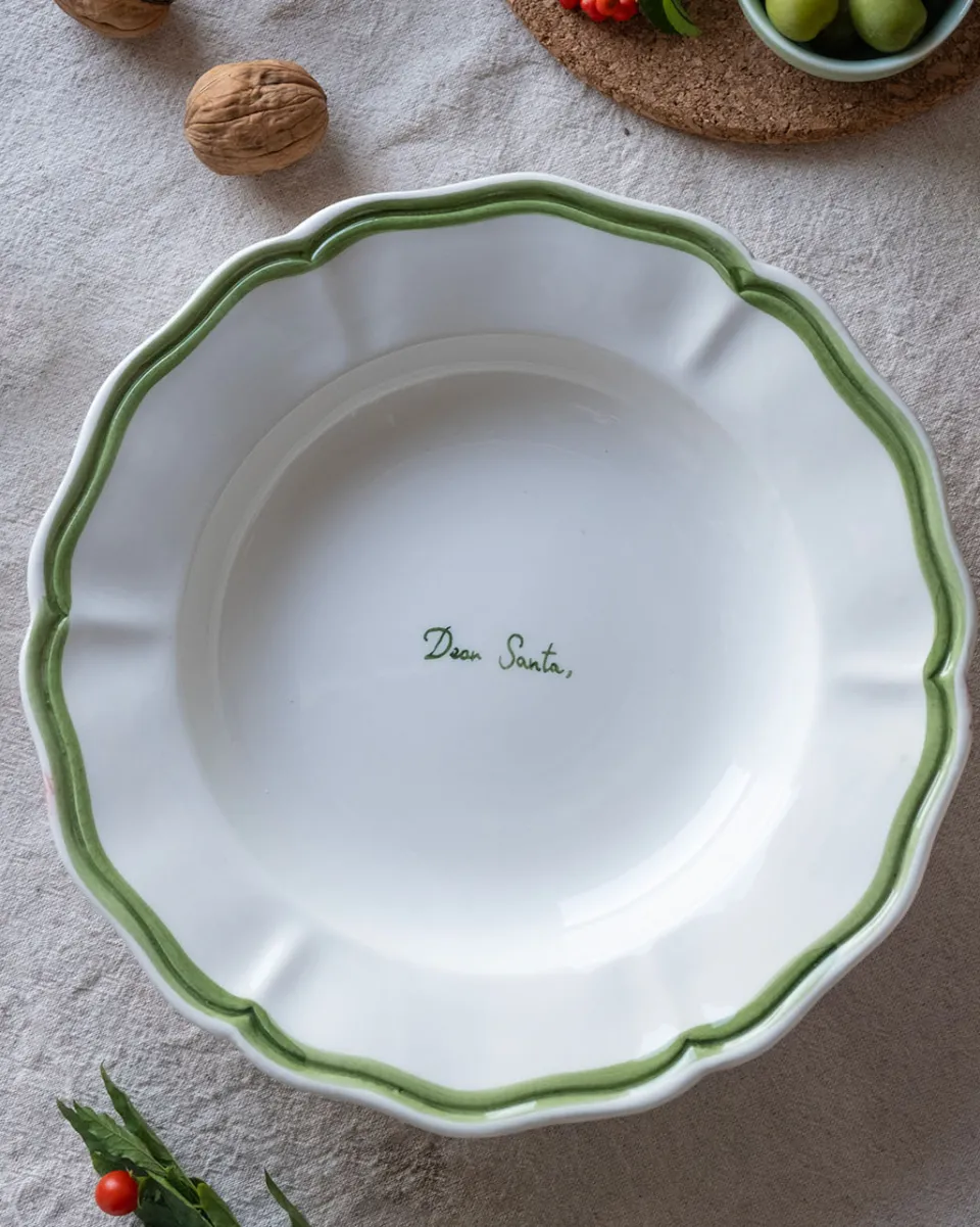 TA-DAAN Dear Santa plate