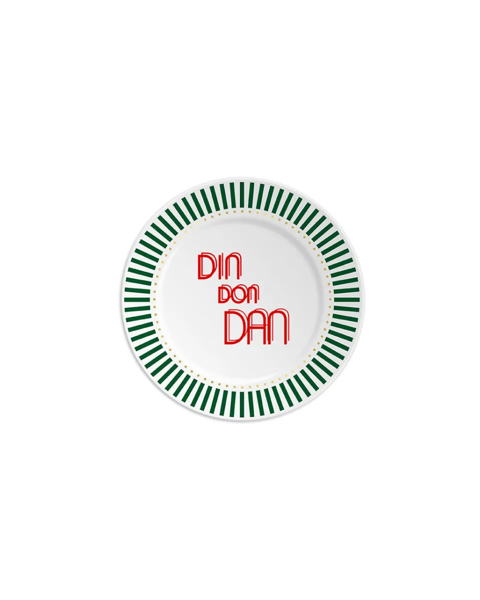 TA-DAAN Din Don Dan bread plate