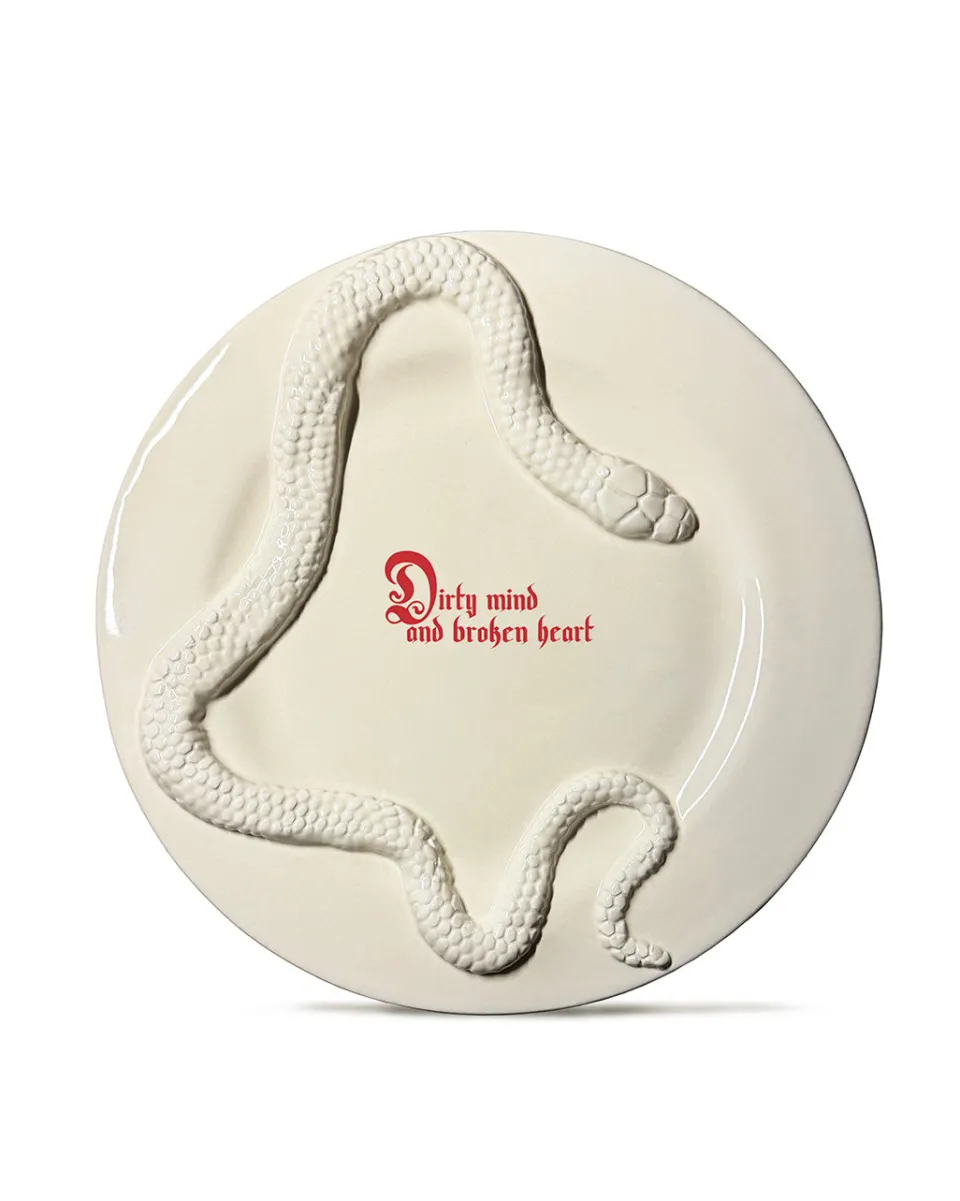 TA-DAAN Dirty mind and broken heart Forbidden Dinner Plate