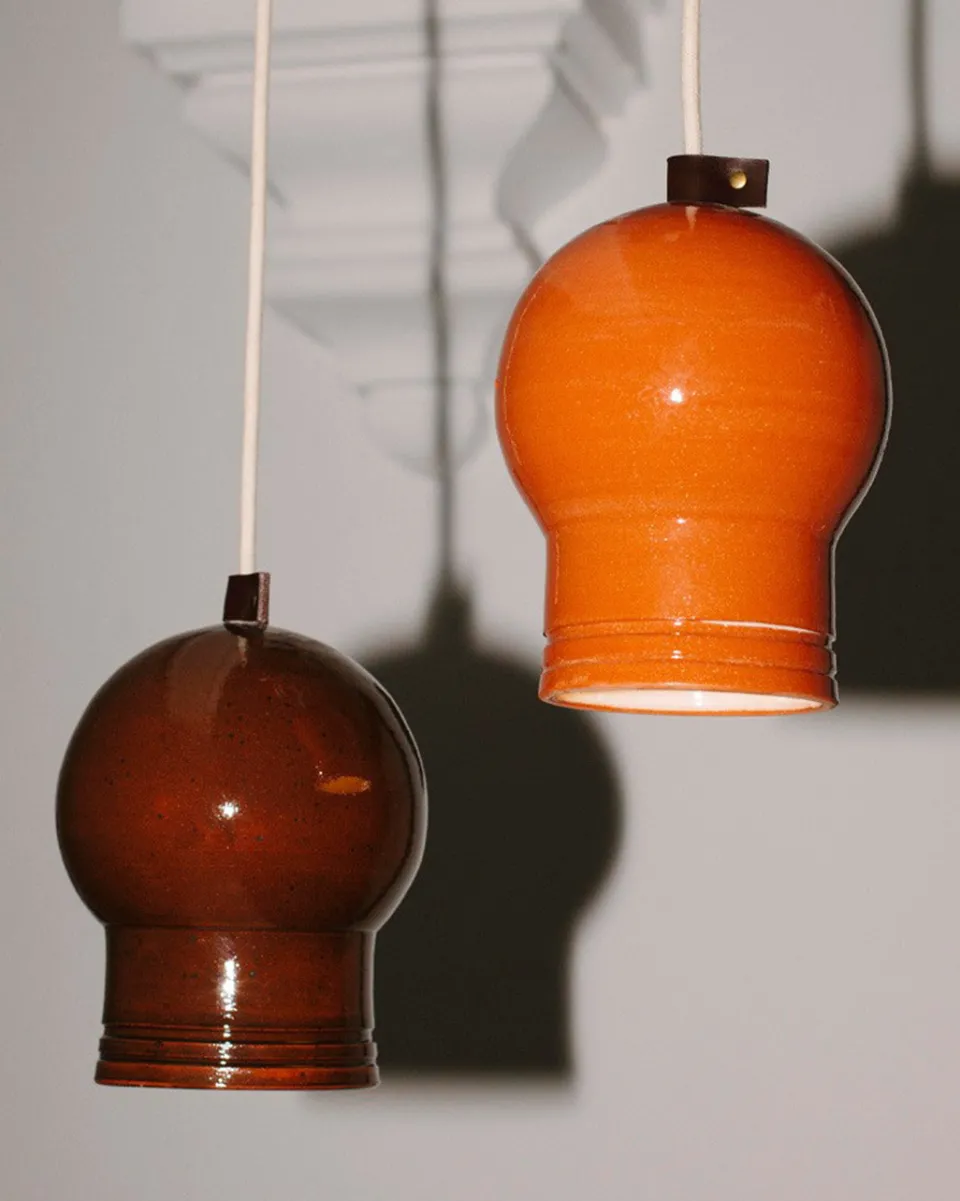 TA-DAAN Ema Clay Hanging Lamp
