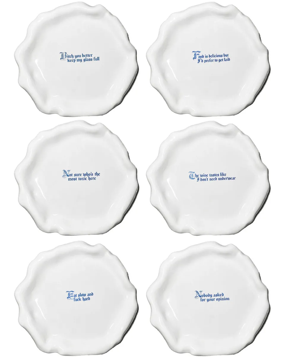 TA-DAAN Explicit Dinner Plate MIX - Set of 6 (-33%)