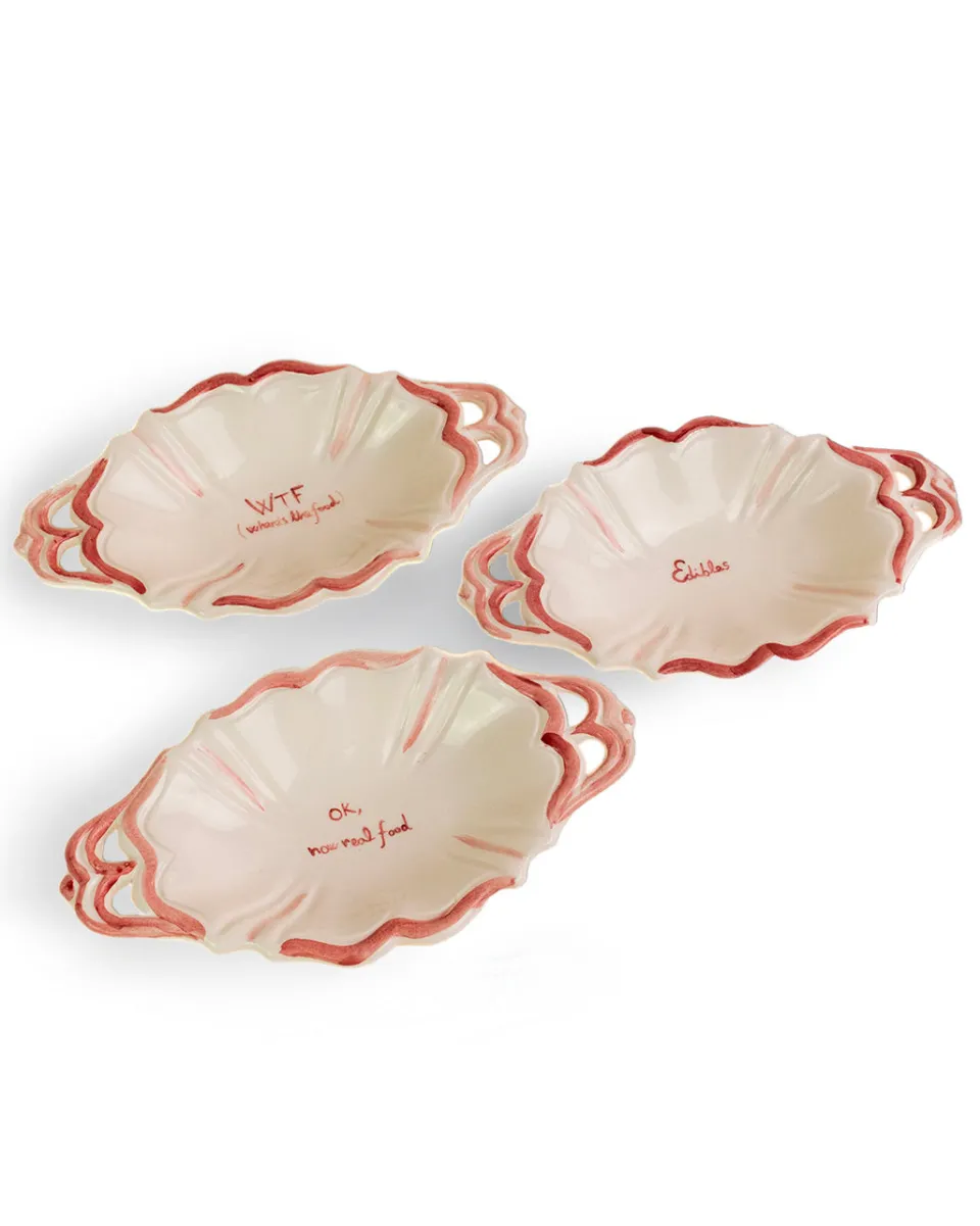 TA-DAAN Fil rouge bowl MIX- Set of 3