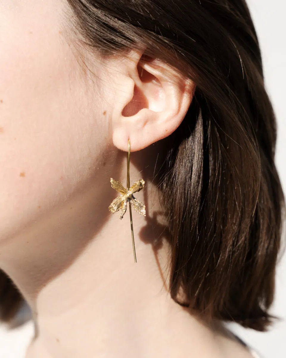 TA-DAAN Five-pronged flower berry earrings