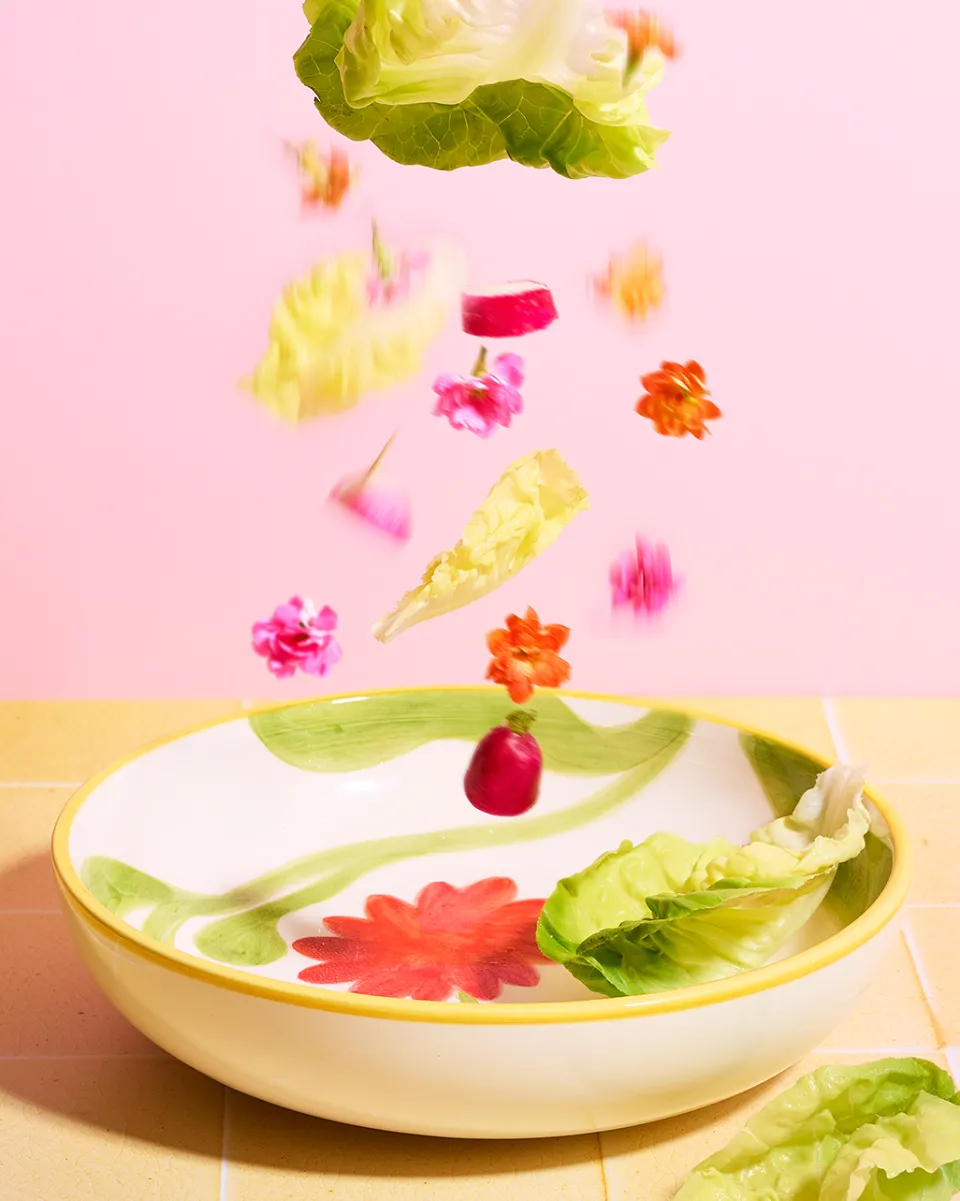 TA-DAAN Flower Pasta Bowl