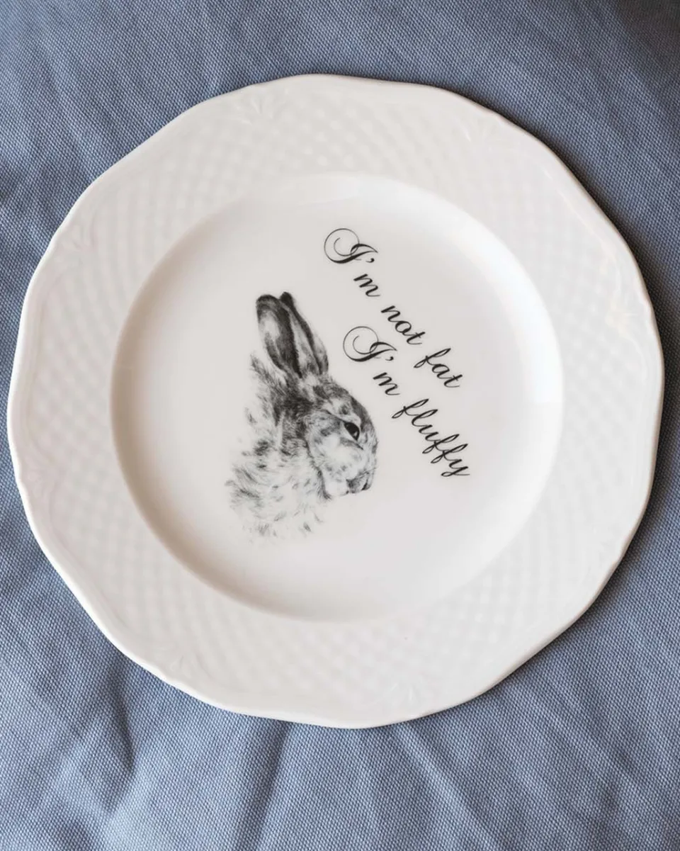 TA-DAAN Fluffy Very Ugly Plate