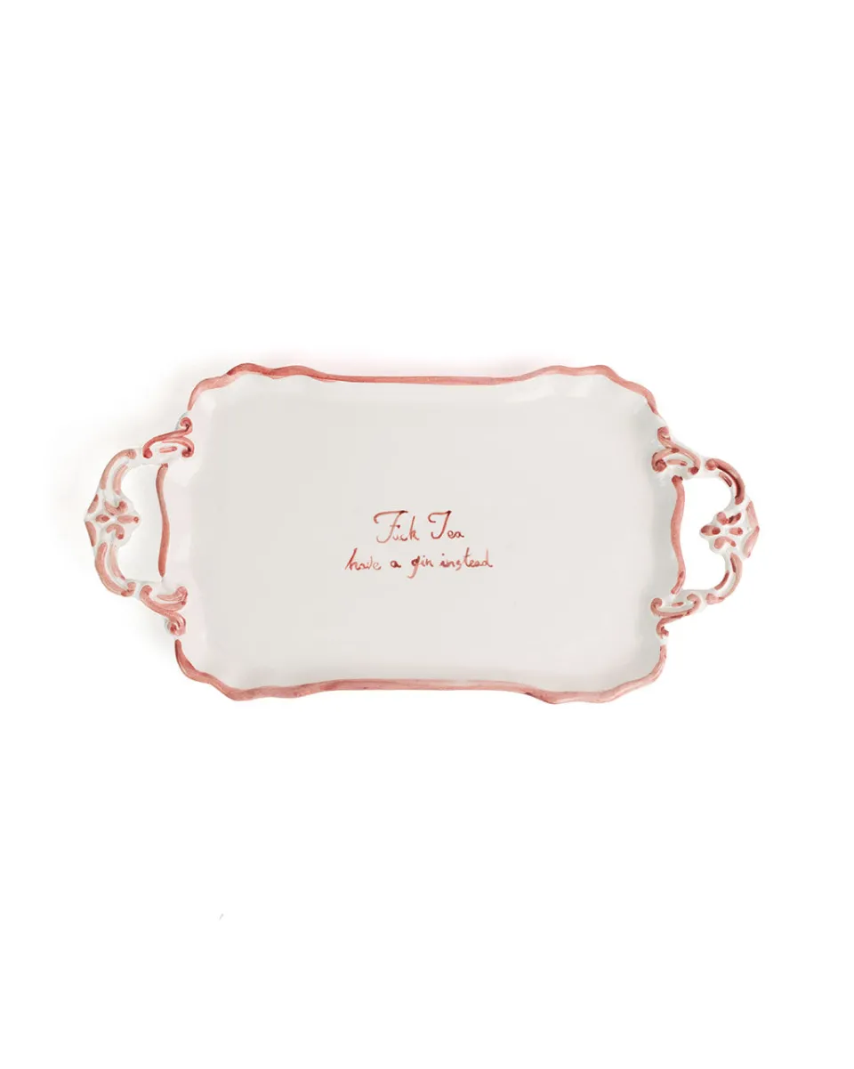 TA-DAAN Fuck Tea, have a gin instead tray
