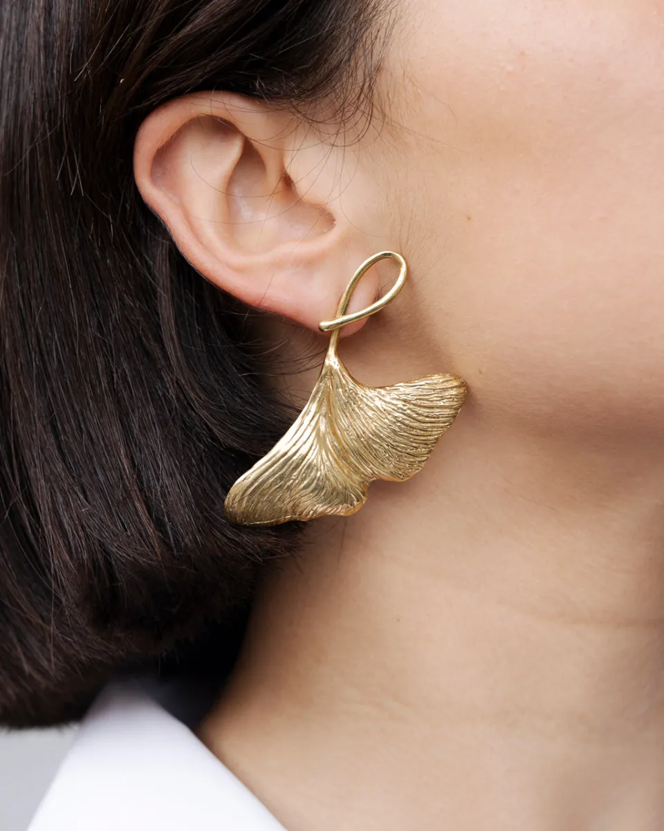 TA-DAAN Ginkgo Biloba earrings