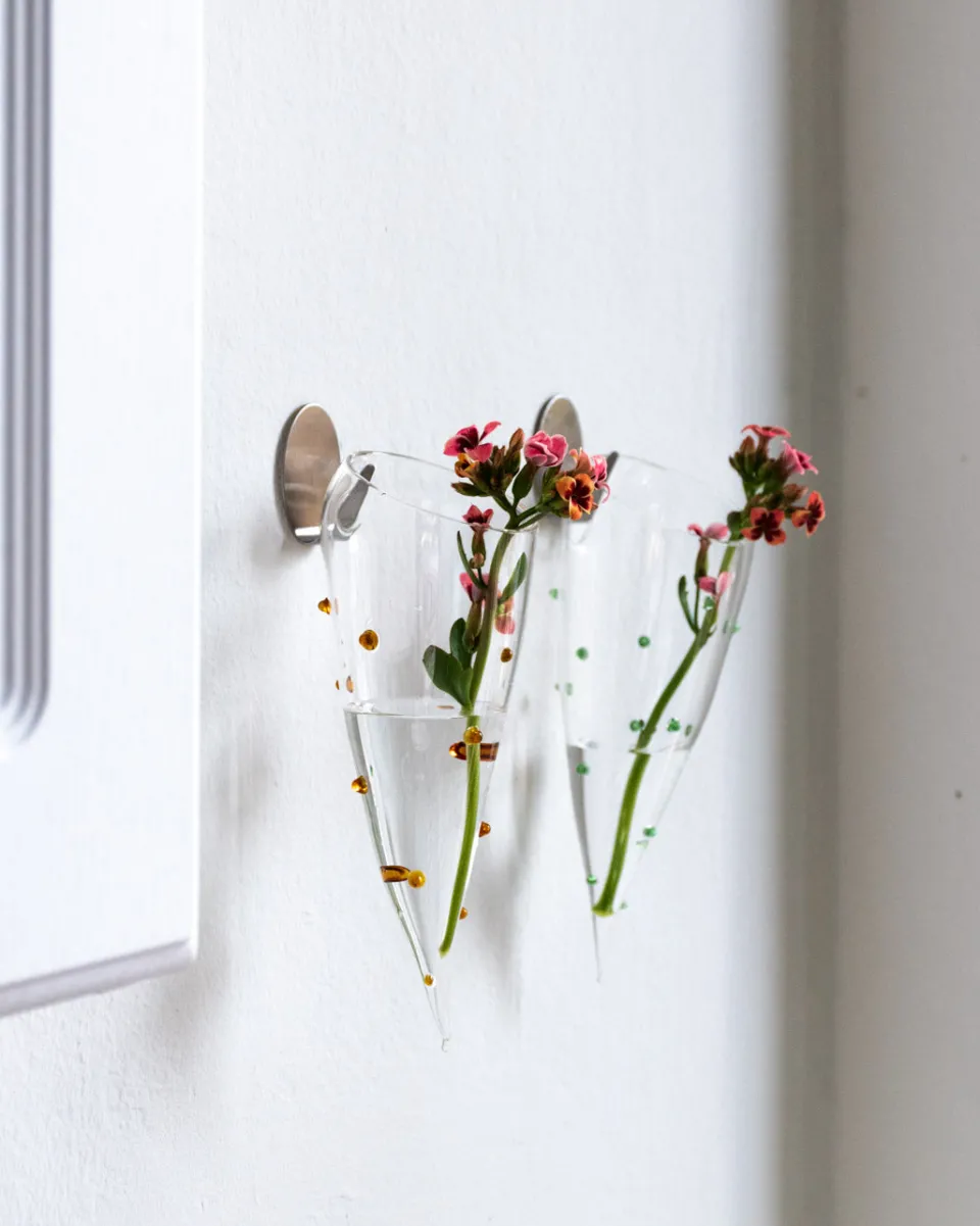 TA-DAAN Glass flower vase - Set of 3