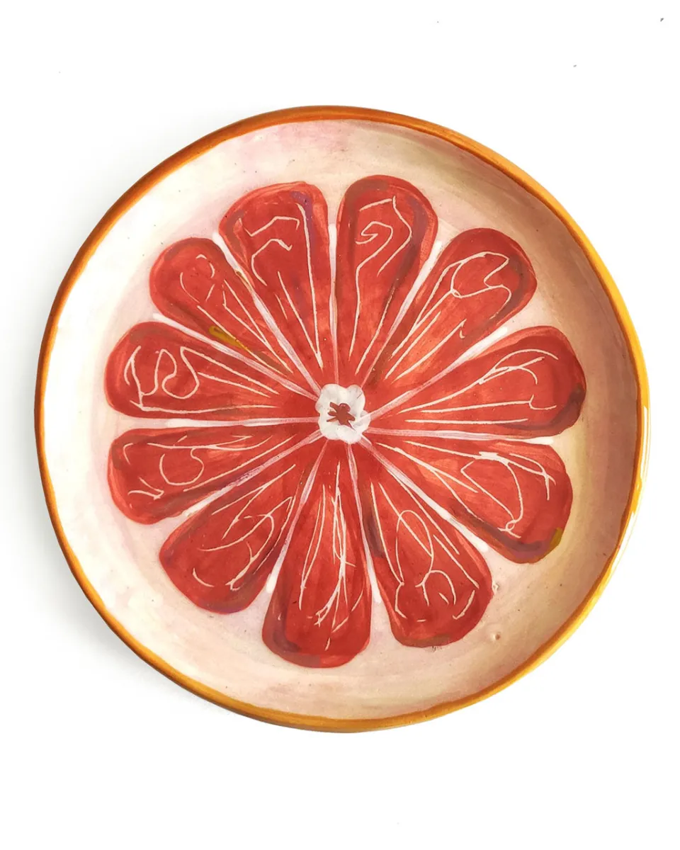 TA-DAAN Grapefruit Large Plate