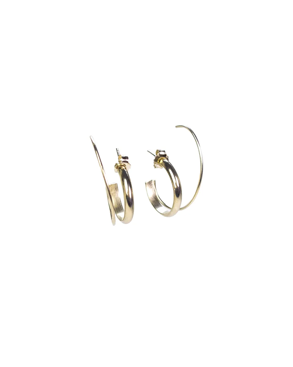 TA-DAAN HATTARI Big Hoop Earrings