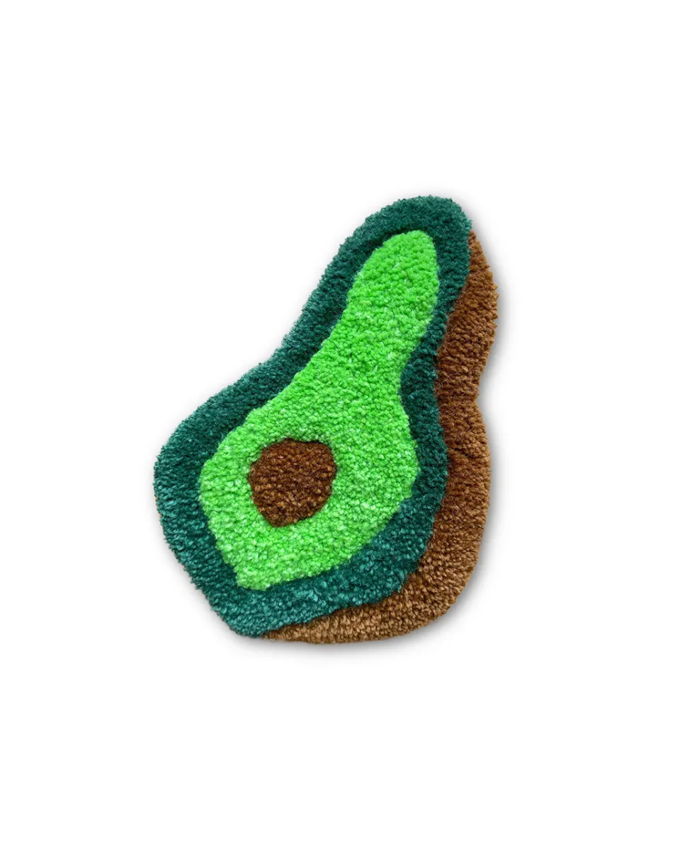 TA-DAAN Holy Guacamole! Avocado Rug