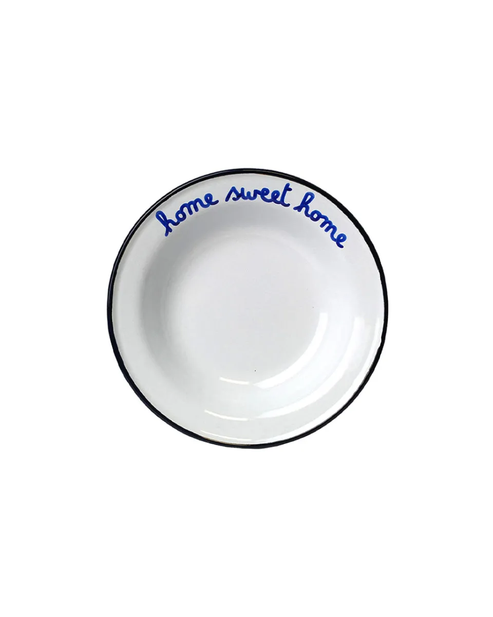 TA-DAAN Home sweet home enamel deep plate