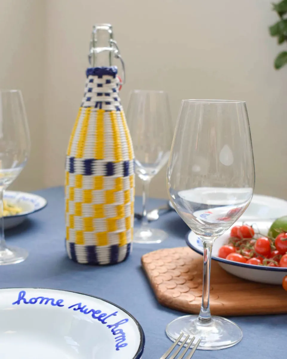 TA-DAAN Home sweet home enamel deep plate
