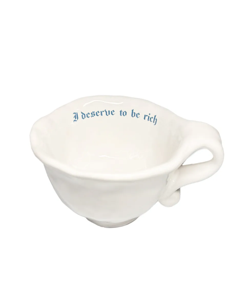 TA-DAAN I deserve to be rich Sassy Cappuccino Cup